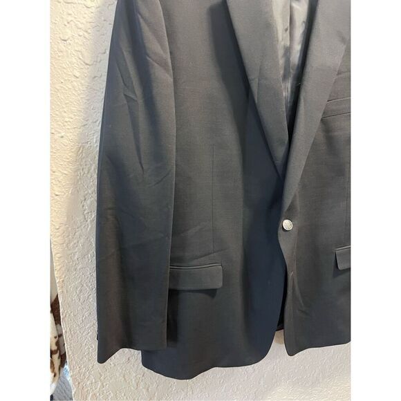Michael Michael Kors Black Tux Top Men’s Size 50R 54% Polyester 44% Wool 2% Elas - Picture 2 of 16
